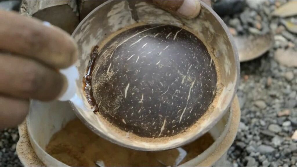 cara membuat vas dari sabut kelapa